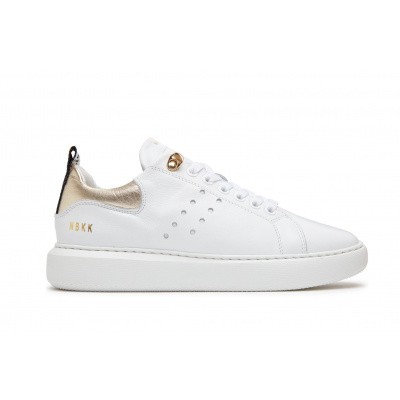 Foto van NUBIKK DAMES SNEAKER WIT/GOUD ROX MULTI