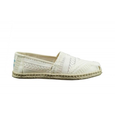 Foto van TOMS DAMES ESPADRILLES OFF-WHITE ALPARGATA