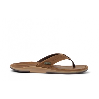 Foto van REEF HEREN SLIPPERS BRUIN CJ9057-61 LEATHER OFFSHORE BRONZE/BROWN