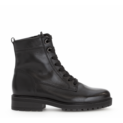 Foto van GABOR DAMES VETERBOOTS ZWART 72.765.57 FOULARDCALF SCHWARZ MICRO