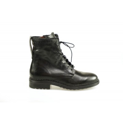 Foto van MJUS DAMES HALFHOGE VETERSCHOENEN ZWART 223204-401