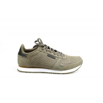 Foto van WODEN DAMES SNEAKERS GRIJS WL048 YDUN CROCO