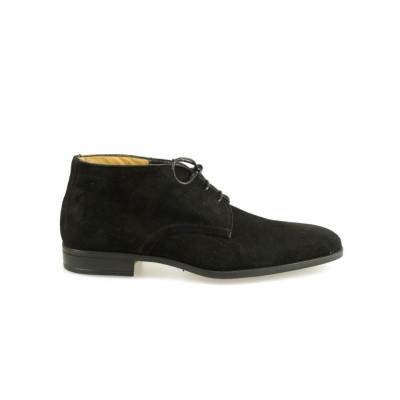 Foto van GIORGIO HEREN HALFHOGE VETERSCHOENEN ZWART 38205
