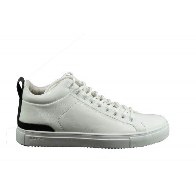 Foto van BLACKSTONE HEREN SNEAKER WIT RM-14