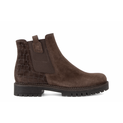 Foto van GABOR DAMES BOOTS 8024.01.008 SAMTCHEVR./KROKO CACAO