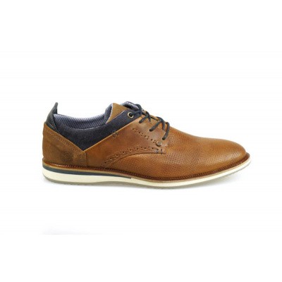 Foto van BULLBOXER HEREN VETERSCHOENEN BRUIN 633K25264G