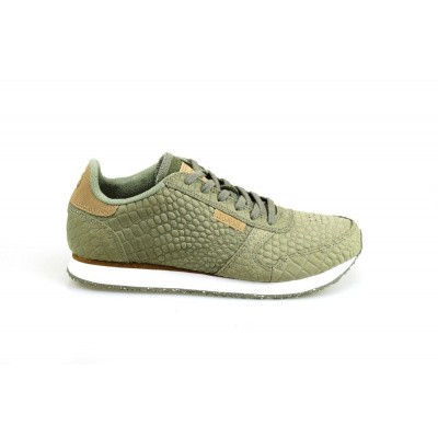 Foto van WODEN DAMES SNEAKER GROEN WL048 YDUN CROCO