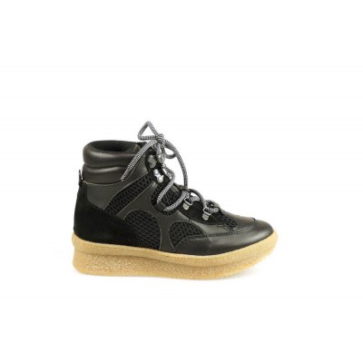 Foto van TORAL DAMES HALFHOGE VETERSCHOENEN ZWART 12199-A
