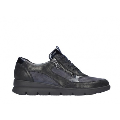 Foto van WALDLAUFER DAMES SNEAKERS BLAUW 902001 309 954 H BRUNI CLASSI STROKE TAIPEI MARINE NOTTE