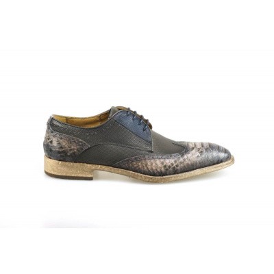 Foto van GIORGIO HEREN VETERSCHOENEN GRIJS 974150