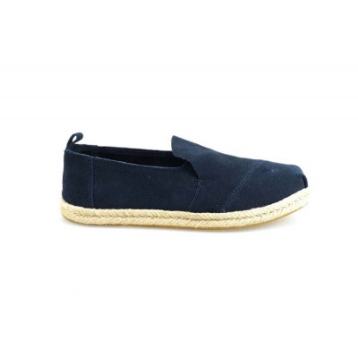 Foto van TOMS DAMES ESPADRILLES DONKERBLAUW DECONSTRUCTED ALPARGATA ROPE