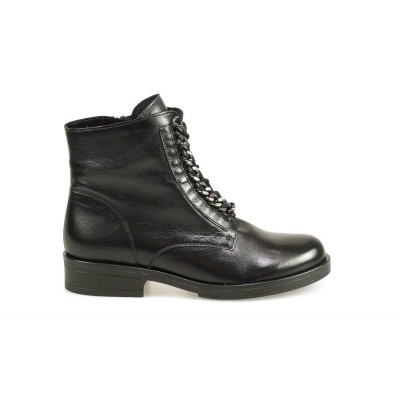 Foto van GABOR DAMES HALFHOGE VETERSCHOENEN ZWART 91.669-20