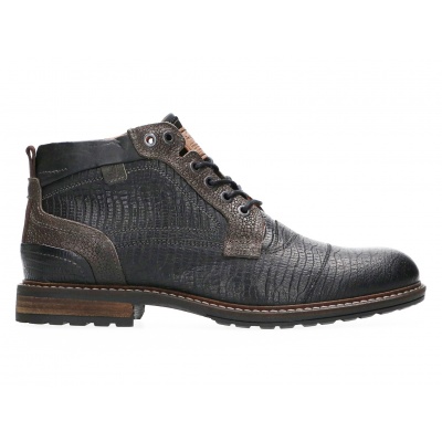 Foto van AUSTRALIAN HEREN VETERBOOTS ZWART 15.1436.02-A00 MONTENERO LEATHER BLACK