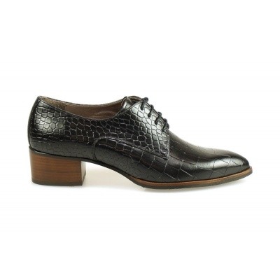 Foto van PERTINI DAMES VETERSCHOENEN ZWART 15104