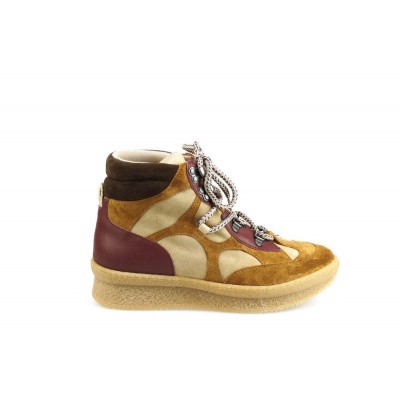Foto van TORAL DAMES HALFHOGE VETERSCHOENEN BRUIN 12199-D