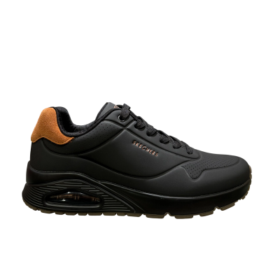 Foto van SKECHERS HEREN SNEAKERS ZWART 183004 BBK UNO-SUITED ON AIR
