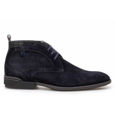 Foto van FLORIS VAN BOMMEL HEREN BOOTS BLAUW SFM-50165-41-02 DE HAKKER 01.03-DARKBLUE-H