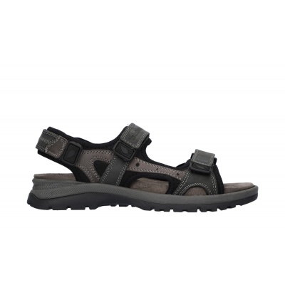 Foto van WALDLAUFER HEREN SANDALEN ZWART 746001 100 771 H TARO NEOPREN CRAZY H DENVER SCHWARZ ASPHALT