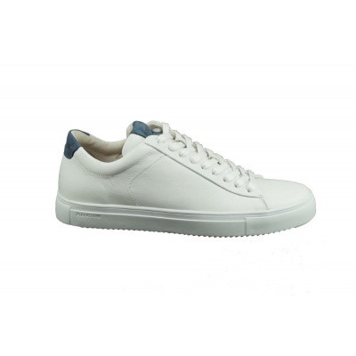 Foto van BLACKSTONE HEREN SNEAKER WIT RM-50 WHITE JEANS