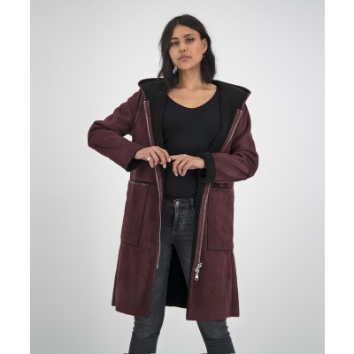 Foto van GOOSECRAFT DAMES JAS ROOD ADELYN COAT