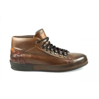 Foto van GREVE 6544 BRUIN - HALFHOGE VETERSCHOEN