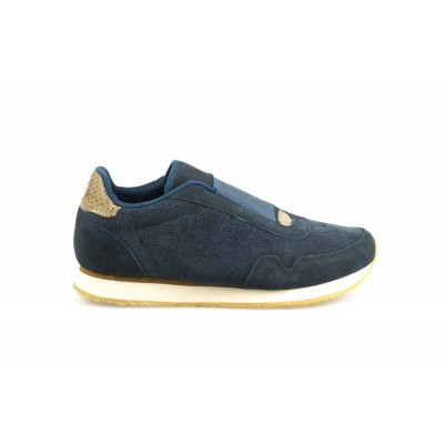 Foto van WODEN DAMES SNEAKER DONKERBLAUW WNS882 VERA SUEDE