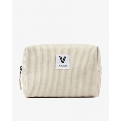 Foto van VIA VAI DAMES MAKE-UP TASJE 8888203-01-207 RIB BEIGE BILLIE ROSE