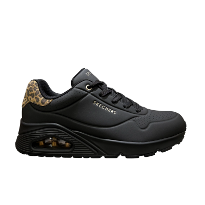 Foto van SKECHERS DAMES SNEAKERS ZWART 177093 BBK UNO-JUNGLE NITE