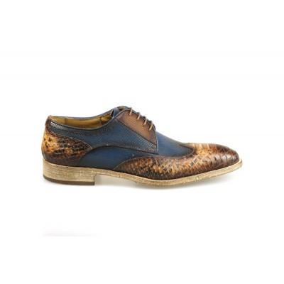 Foto van GIORGIO HEREN VETERSCHOENEN BRUIN 974150 DIAMANTE COGNAC