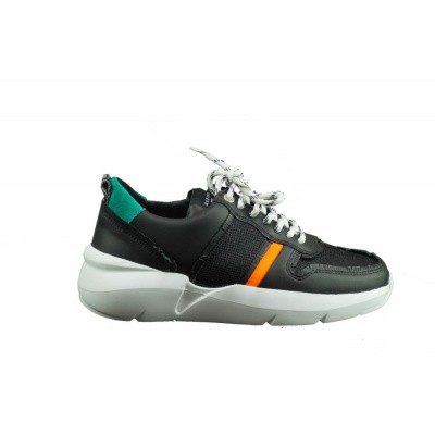 Foto van NUBIKK DAMES SNEAKERS ZWART LUCY FRINGE