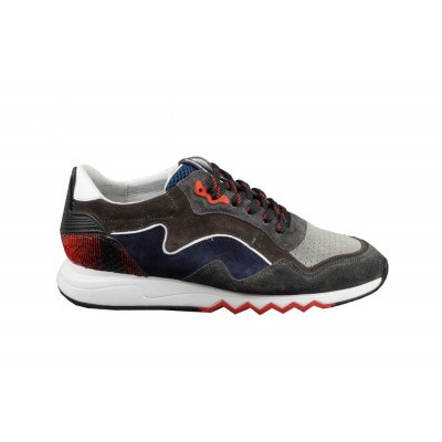 Foto van FLORIS VAN BOMMEL HEREN SNEAKER DONKERGRIJS 16092/01