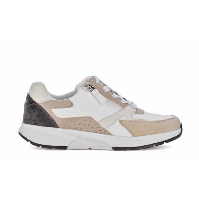 Foto van GABOR ROLLINGSOFT DAMES SNEAKERS ECRU 86.878.54 NAPPA/SAMT-OFFWH/SAND/DKGREY
