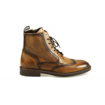 Foto van IMASCHI HEREN BRUIN HALFHOGE VETERSCHOENEN 3710
