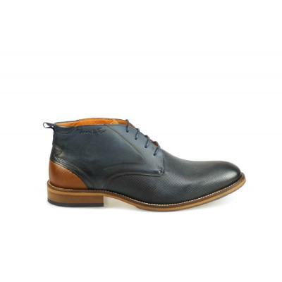 Foto van VAN LIER HEREN HALFHOGE VETERSCHOENEN DONKERBLAUW 1959221
