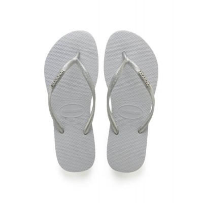 Foto van HAVAIANAS SLIM LOGO METALLIC GREY - SLIPPER