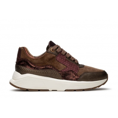 Foto van XSENSIBLE DAMES SNEAKERS BRONS GOLDEN GATE LADY 33000.2 GX 396 BRONZE COMBI