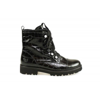 Foto van GABOR DAMES HALFHOGE VETERSCHOENEN ZWART 31.801-37