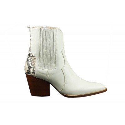 Foto van TORAL DAMES KORTE LAARZEN OFF-WHITE 12226