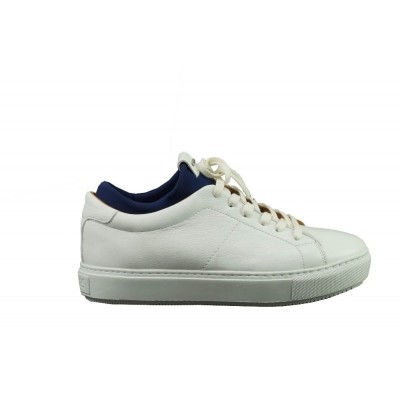 Foto van SHABBIES 101020012 WHITE DARK BLUE - SNEAKER
