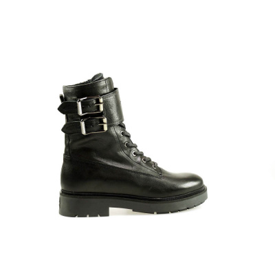 Foto van VIA VAI DAMES HALFHOGE VETERSCHOENEN ZWART ALEXIS