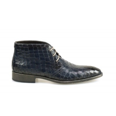 Foto van GIORGIO HEREN HALFHOGE VETERSCHOENEN BLAUW 974141/02