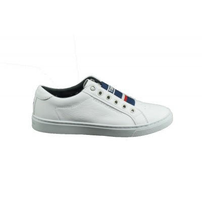 Foto van TOMMY HILFIGER DAMES SNEAKERS WIT ELASTIC CITY