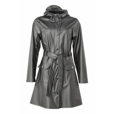 Foto van RAINS REGENJAS DONKERGRIJS CURVE JACKET