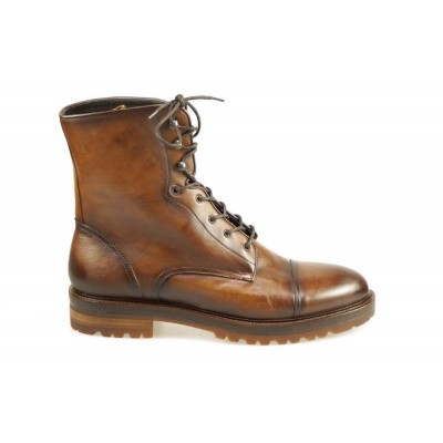 Foto van GIORGIO HEREN HALFHOGE VETERSCHOENEN BRUIN 65365