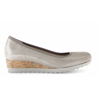 Foto van GABOR DAMES INSTAPSCHOENEN BEIGE 82.641.12 DRILL SILK (KORK) G