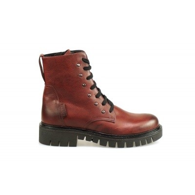 Foto van RED RAG DAMES HALFHOGE VETERSCHOENEN BORDEAUX 76504