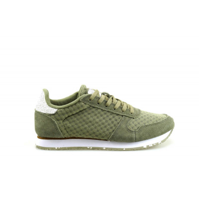 Foto van WODEN DAMES SNEAKER GROEN WL030 YDUN SUEDE MESH II