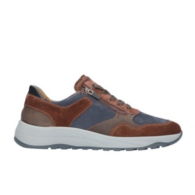 Foto van WALDLAUFER HEREN SNEAKERS BLAUW 662001 500 995 K JOHN ORD DEN CR-HO. ORD PORTO NUBA MARINE MORO