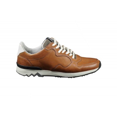 Foto van FLORIS VAN BOMMEL HEREN SNEAKERS COGNAC 16238/08