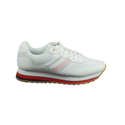 Foto van TOMMY HILFIGER DAMES SNEAKERS WIT CORPORATE RETRO